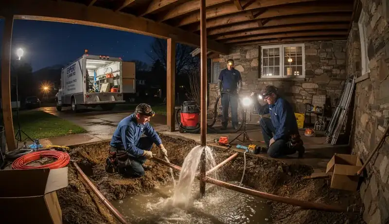 Expert Plumbing Pro - after-hours-burst-pipe-repair-for-ivywild-homeowner-in-colorado-springs