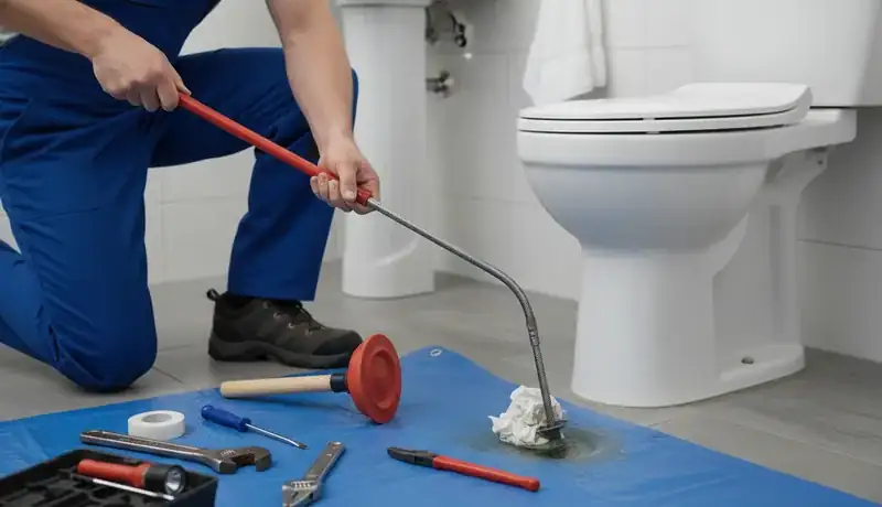 Expert Plumbing Pro - clogged-toilet-repair